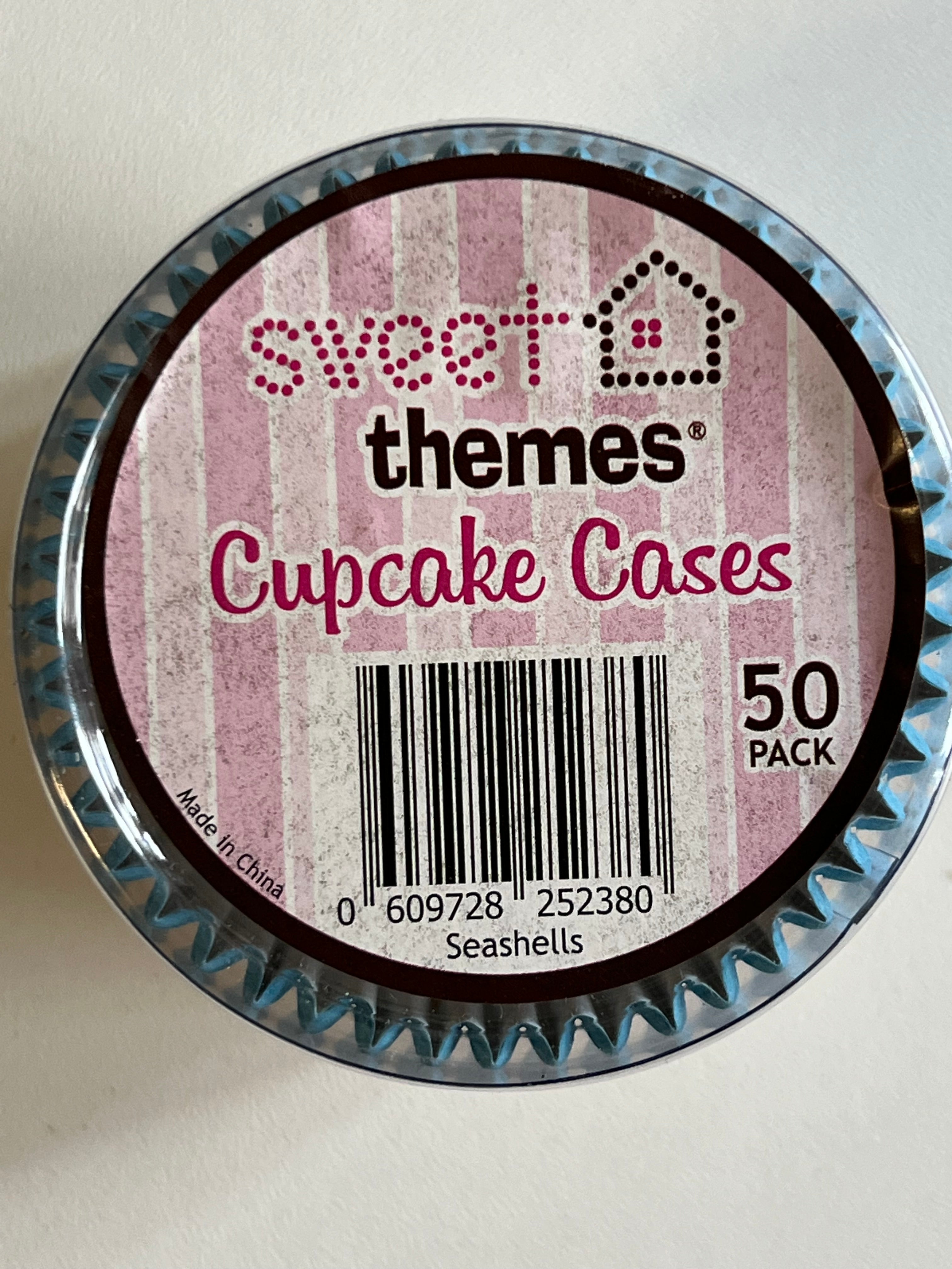 Sweet Themes Cupcake Cases - Seashell