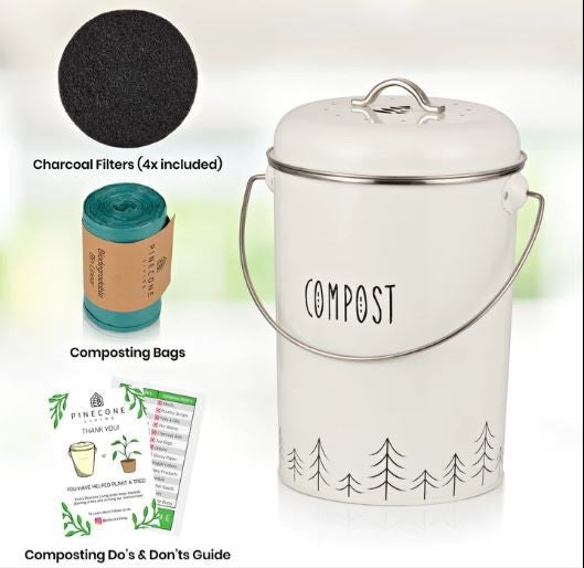 Compost bin White