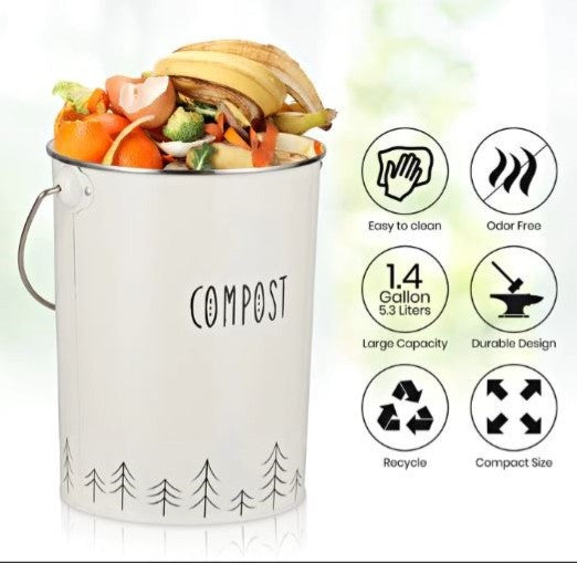 Compost bin White