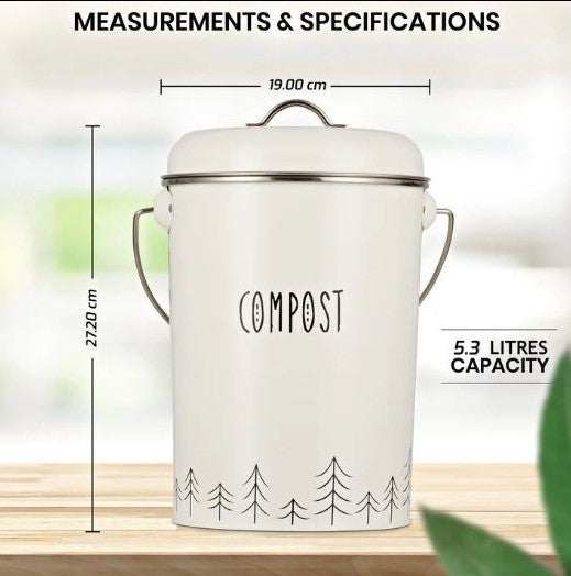 Compost bin White