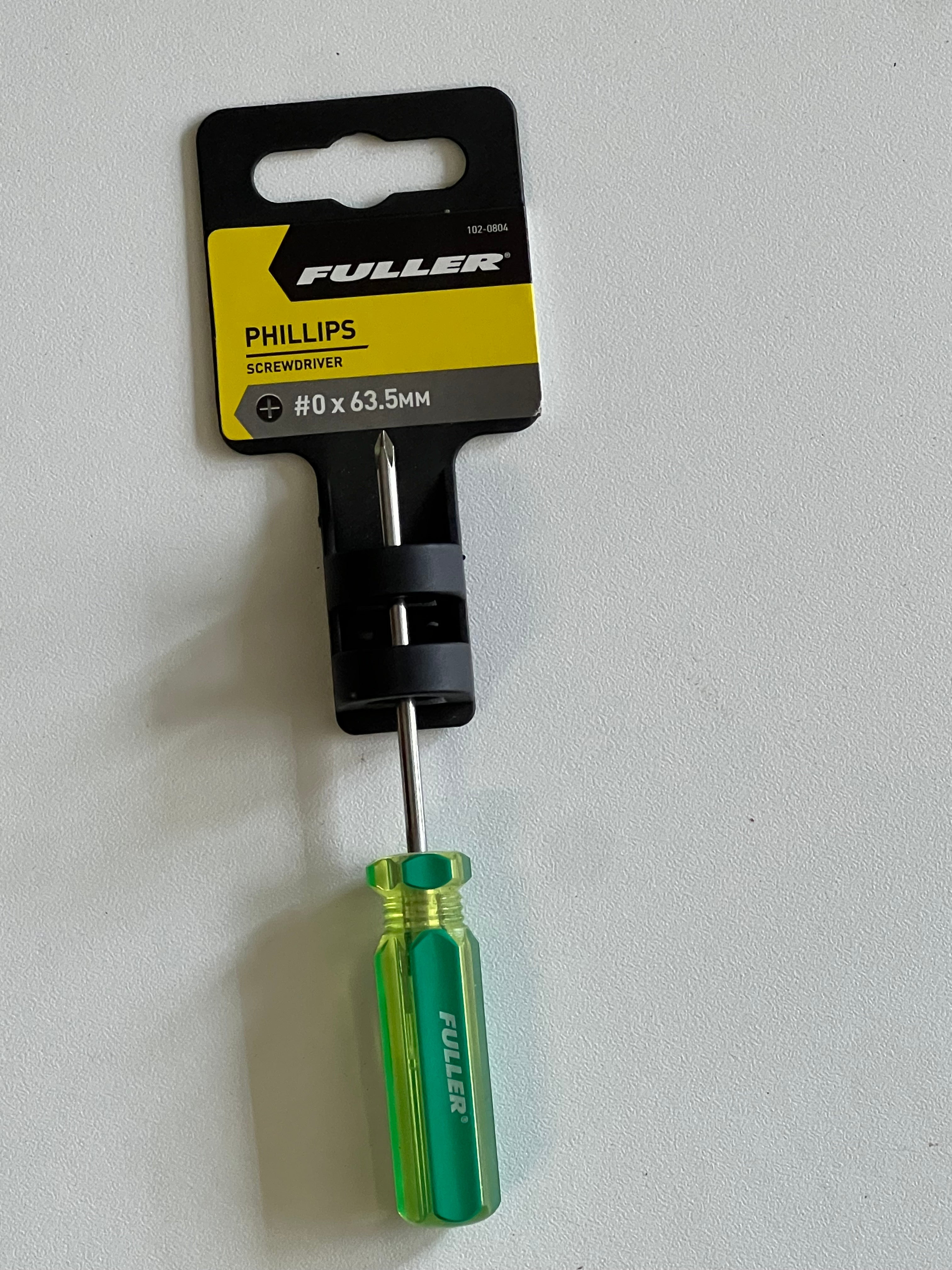 Fuller Phillips Screwdriver 0 x 63.5mm
