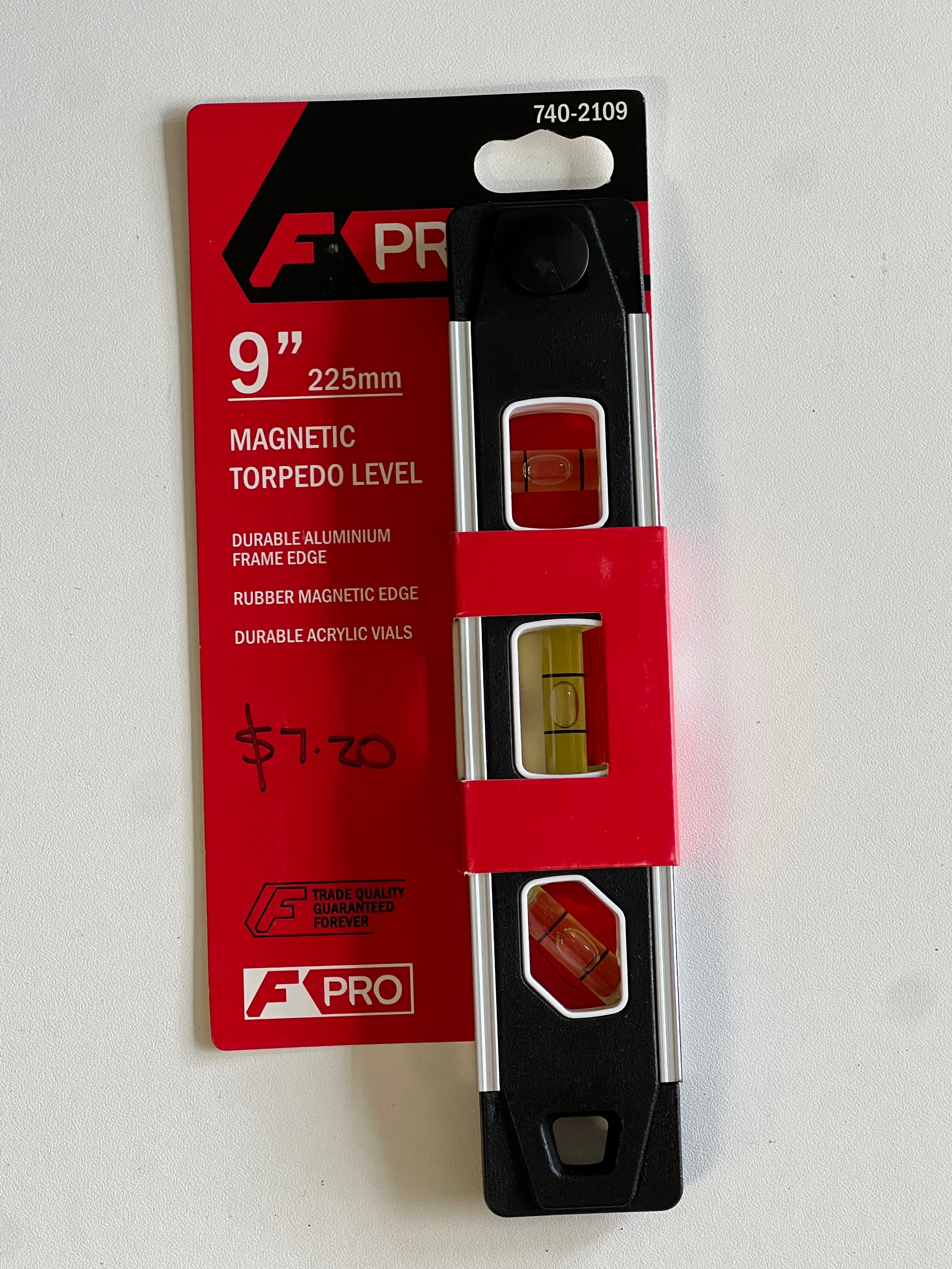Fuller Pro Magnetic torpedo level