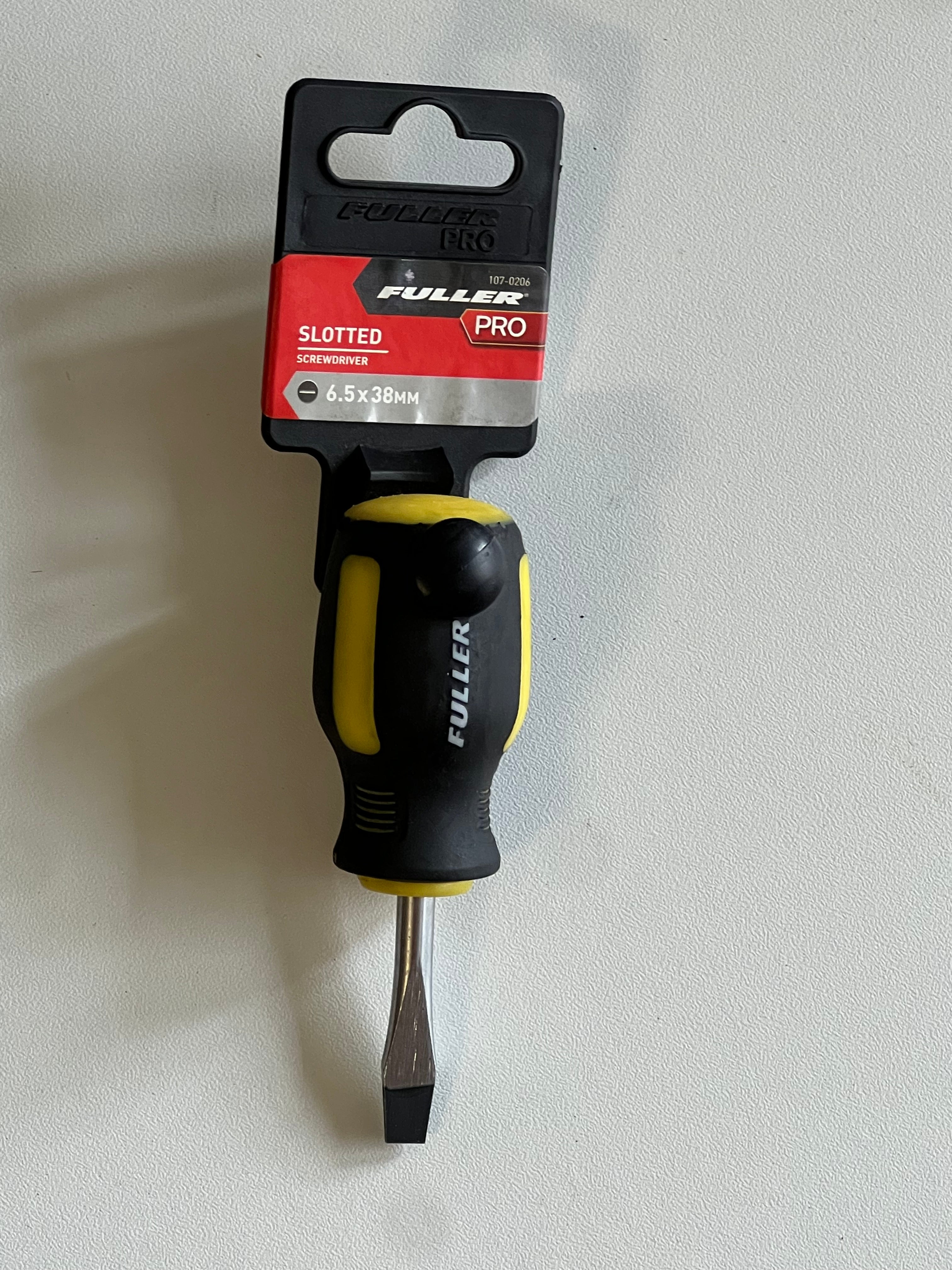 Fuller Pro Slotted Screwdriver 6.5 x 38mm