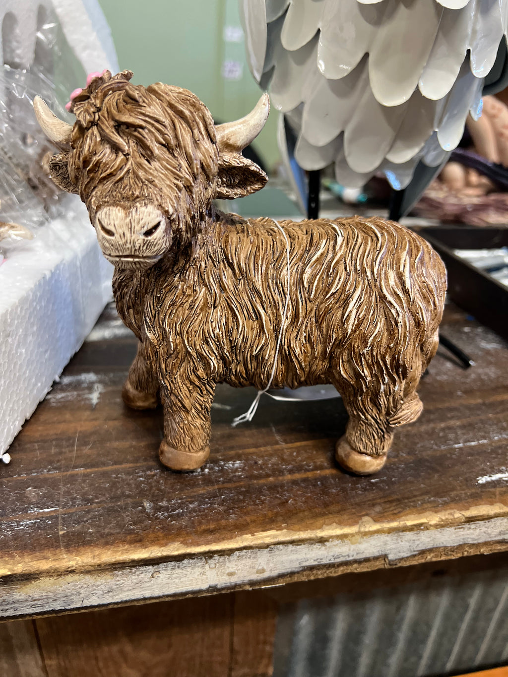 Highland Cow Resin