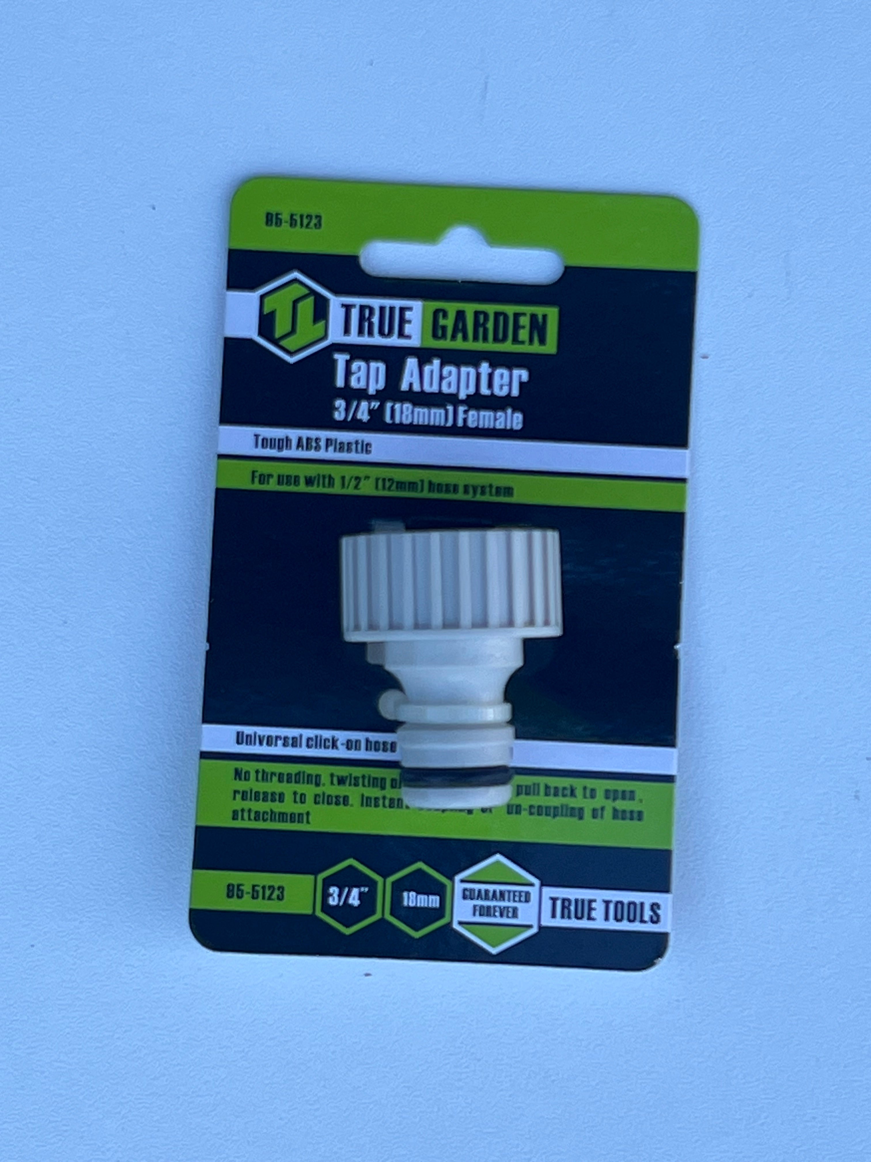 True Garden Tap Adapter 18mm Female