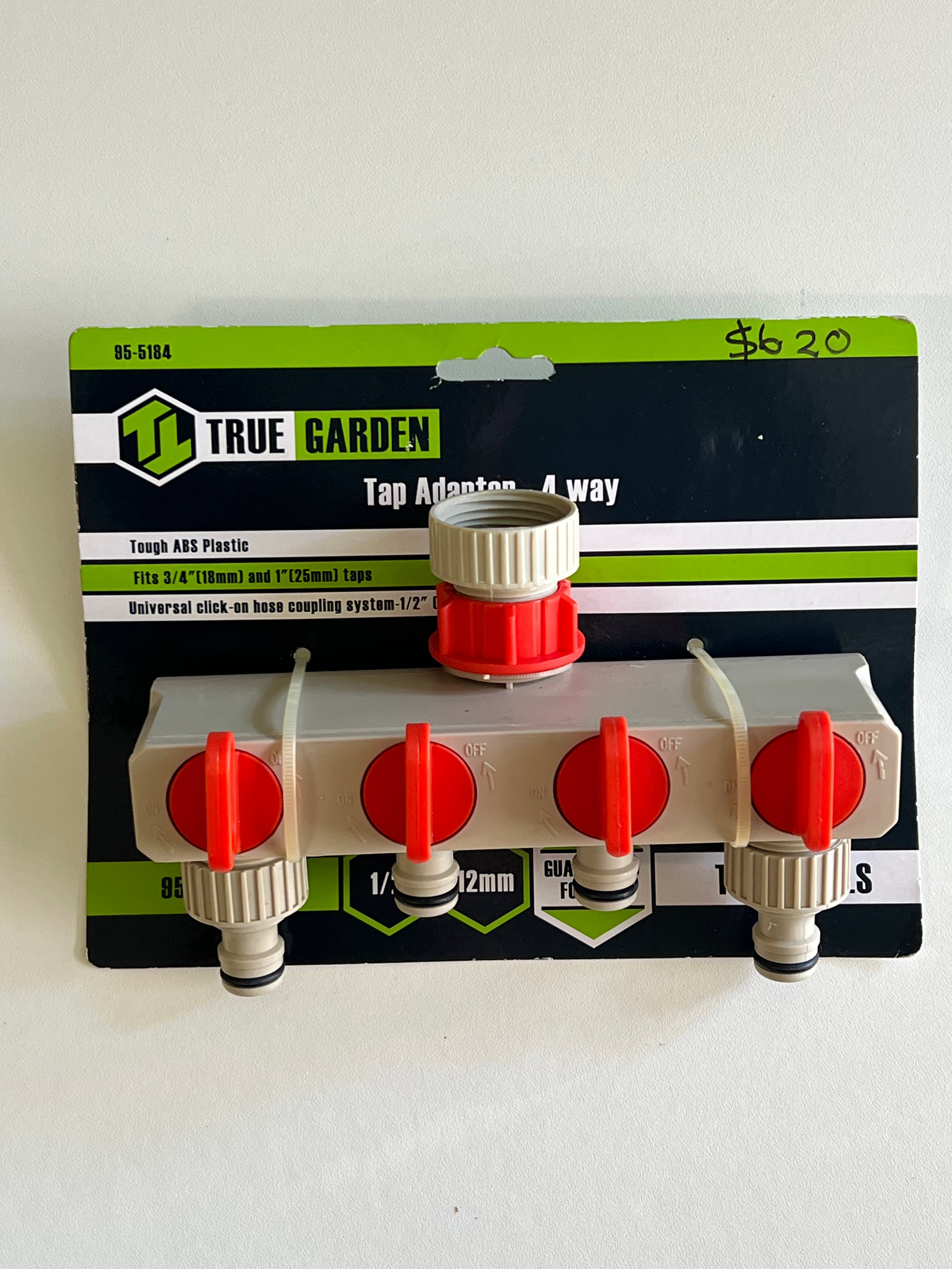 True Garden Tap Adaptor - 4 Way