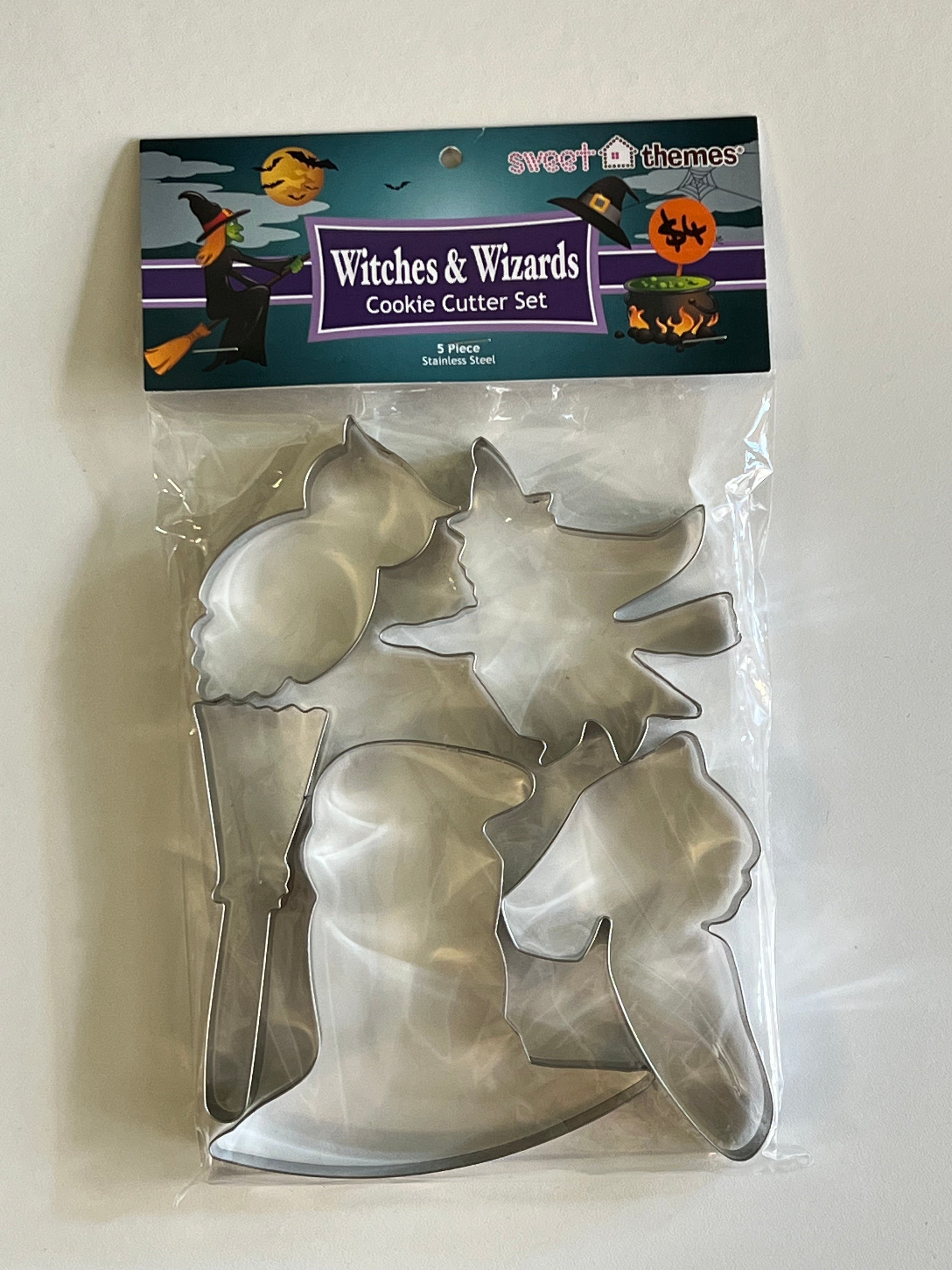 Sweet Themes Witches & Wizards Cookie Cutter set