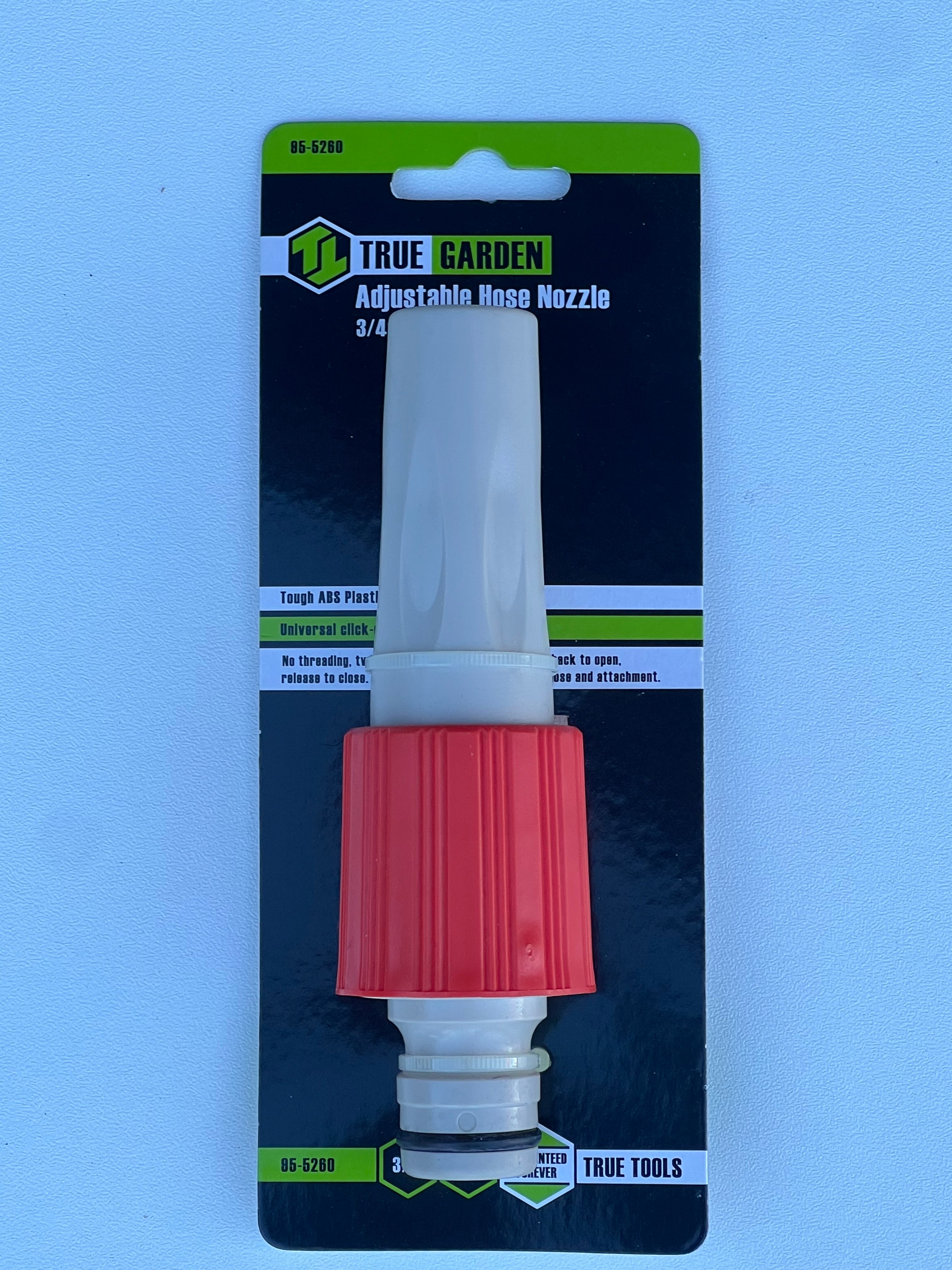 True Garden Adjustable Hose Nozzle 18mm