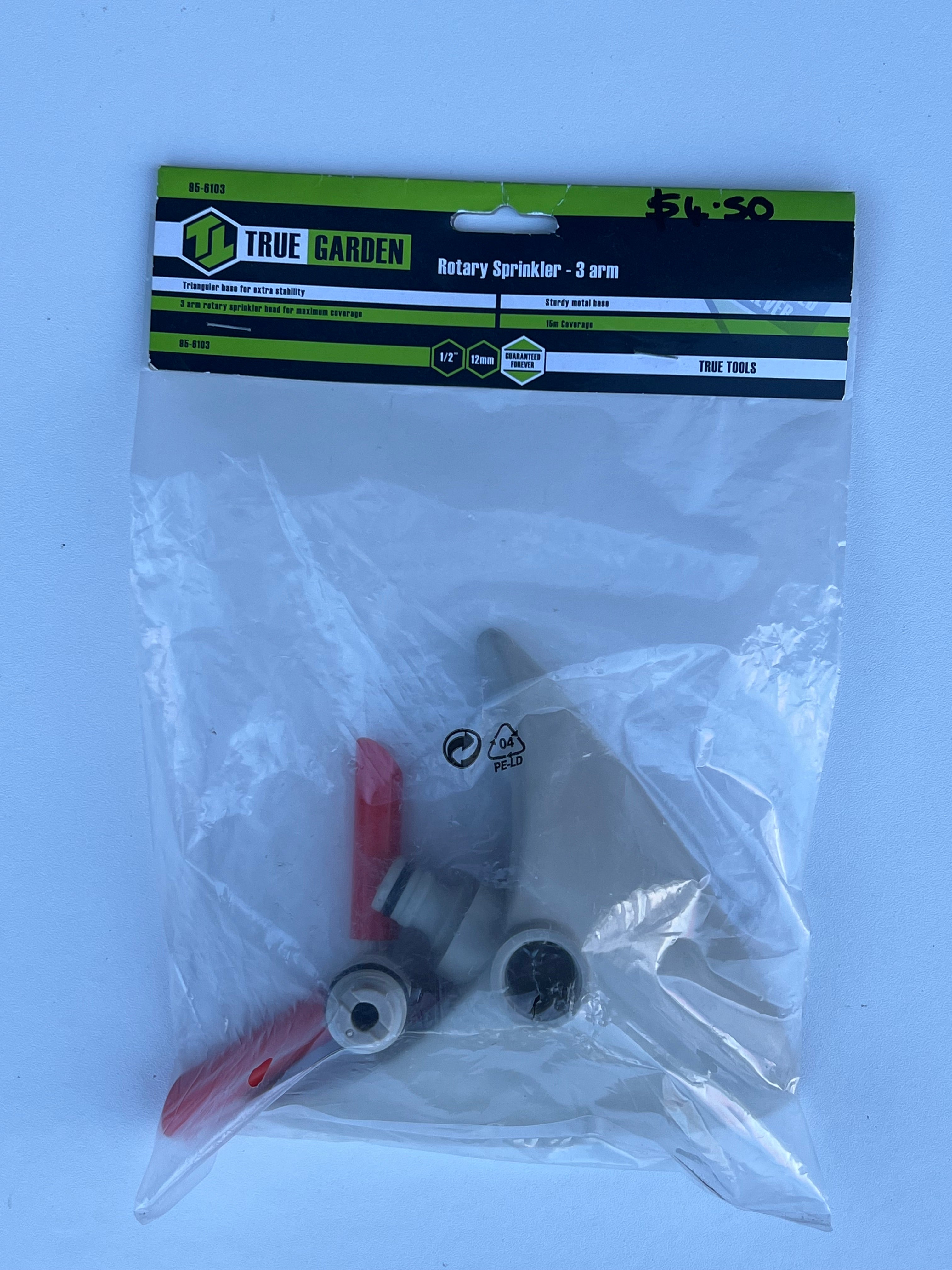 True Garden Rotary Sprinkler - 3 arm